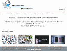 Tablet Screenshot of monpc-pro.fr